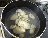 牡蠣とナスと厚揚げのチョコ味噌煮作り方5写真