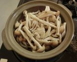 しめじの蒸し焼きマヨ醤油味作り方2写真