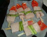 カジキマグロのカレーマヨ串焼き作り方1写真