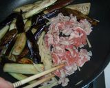 なすと豚肉のしょうが醤油炒め作り方3写真