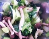 デパ地下風のしめじと青菜の和え物作り方4写真