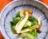 デパ地下風のしめじと青菜の和え物作り方5写真