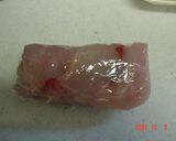 【レンジ】ささ身長芋梅肉巻き作り方3写真