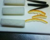 保存袋でゆず大根の甘酢漬け♪作り方1写真