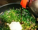 大根葉でビタミン摂取❗子供大好きそぼろ丼作り方4写真