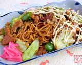 縁日風☆焦がさずの焦がしソース焼きそば！作り方7写真