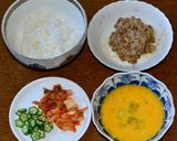 drtomの究極の昼食ーキムチ納豆卵ご飯作り方3写真