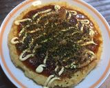 お好み焼き風 焼き卵ごはん作り方6写真