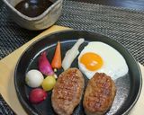 おろし大根でハンバーグソース作り方3写真