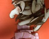 簡単な椎茸とベーコンのバター醤油炒め作り方1写真