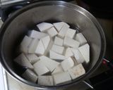里芋の赤目親芋の煮物作り方4写真