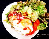 豆腐ハンバーグのロコモコ丼作り方6写真