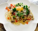 舞茸としらすのさっぱりパスタ(^O^)作り方6写真