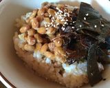 昆布と鰹節の佃煮&納豆ご飯作り方4写真