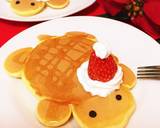 朝食が楽しくなる⭐かめさんのホットケーキ作り方15写真