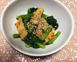 しろ菜と油揚げの酢みそ和え作り方7写真