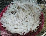 給食のホタテと大根のサラダ作り方1写真