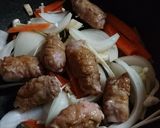 簡単。夕食！豚こま肉で酢豚。作り方5写真