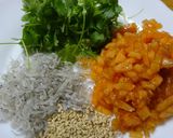 パクチーと柿の簡単寿司飯作り方1写真