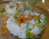 パクチーと柿の簡単寿司飯作り方2写真