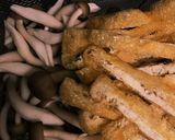 鶏&ぶなしめじの炊き込みごはん作り方1写真
