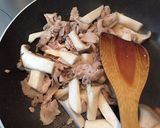 豚肉とスティックセニョールの炒め物作り方3写真