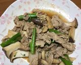 豚肉とスティックセニョールの炒め物作り方5写真
