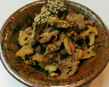 牛肉と蓮根の卵とじ～すき焼き風～作り方13写真