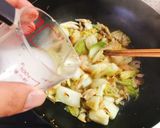 海鮮白菜あんかけ焼きうどん作り方3写真
