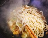 海鮮白菜あんかけ焼きうどん作り方4写真