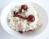なめこの炊き込みご飯作り方3写真