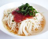 大葉と梅のさっぱりそうめん作り方4写真