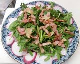 春菊と赤カブのサラダ作り方17写真