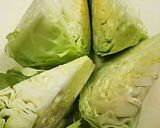 キャベツ半分スープ煮♪作り方1写真