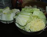 白菜と豚バラ肉の鍋作り方1写真