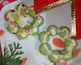 抹茶たまごボーロのクリスマスリース☆作り方7写真