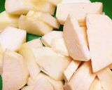 秋味♪林檎と薩摩芋のパウンドケーキ作り方1写真