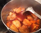 豚の治部煮(地元風)作り方7写真