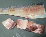 サクサク♪アマダイの皮松笠揚&お刺身作り方5写真