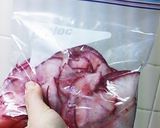 カンタン酢で赤かぶの甘酢漬けのお花♪作り方3写真