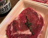 牛ステーキ マッシュルーム赤ワインソース作り方1写真