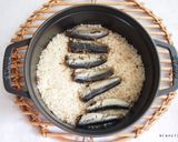 STAUBでいわし炊き込みゴハン作り方7写真