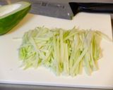 青パパイヤと卵の炒め物。作り方1写真