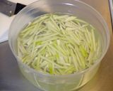 青パパイヤと卵の炒め物。作り方2写真