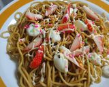 ショートケーキ風やきそば作り方6写真