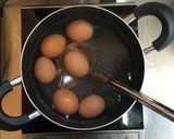 【だし入り白しょうゆ】で優しい味付け玉子作り方1写真