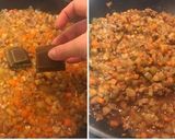 旨味ギュッと♡根菜と挽肉のドライカレー作り方4写真