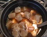 簡単 牛スジ煮込み塩味ver.作り方3写真