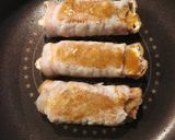 さっぱり厚揚げのカレぽん豚肉巻き作り方6写真