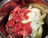 牛肉とキノコの赤ワイン煮込み作り方4写真